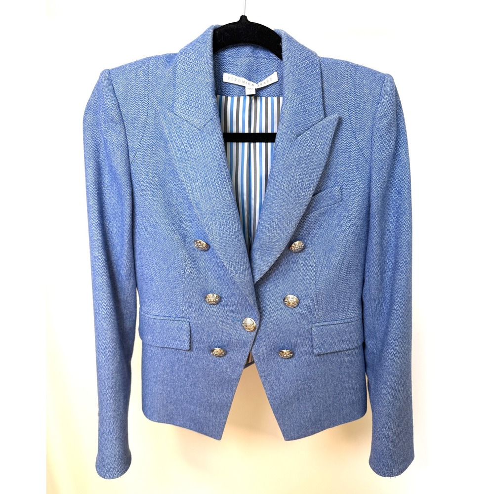 Veronica Beard Cooke Double-Breasted Dickey Jacket | Size 2 - Picture 5 of 12